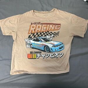 Race car kids shirt, size xl